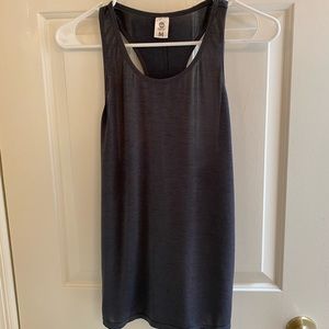 Senita Grey Tie Back Tank